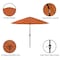 Pure Garden 10-Foot Patio Umbrella with Auto-Tilt and Base, Terracotta 50-LG1053B - alternate 5